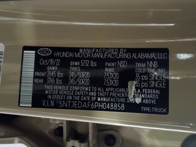 2023 Hyundai Santa Cruz Limited
