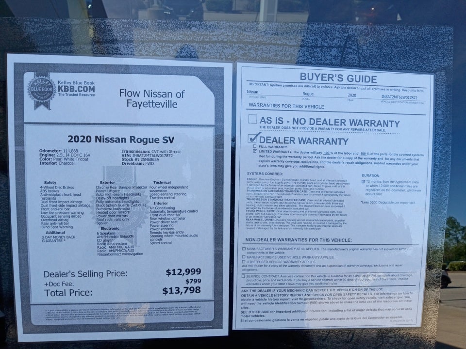 2020 Nissan Rogue SV FWD