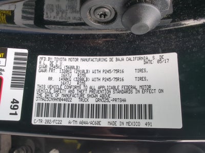 2017 Toyota Tacoma SR5 V6