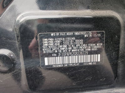 2016 Subaru Impreza 2.0i Sport Premium