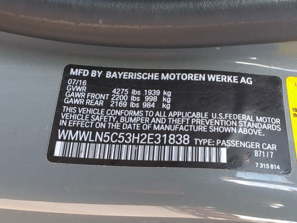 2017 MINI Clubman Cooper