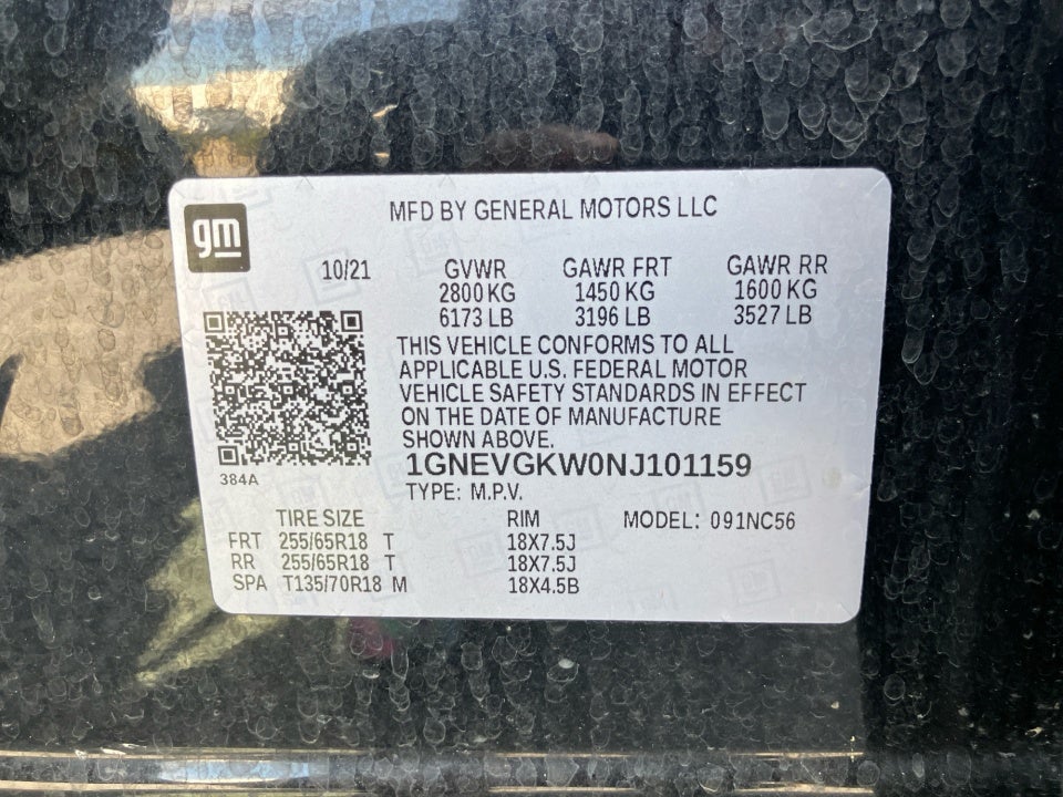 2022 Chevrolet Traverse AWD LT Cloth