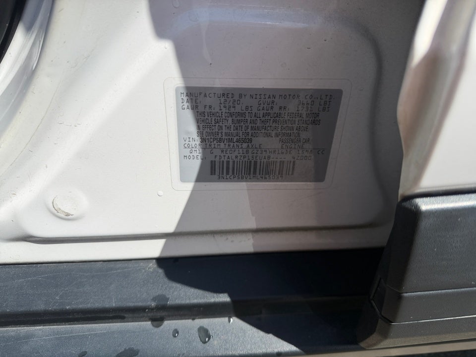 2021 Nissan Kicks S Xtronic CVT