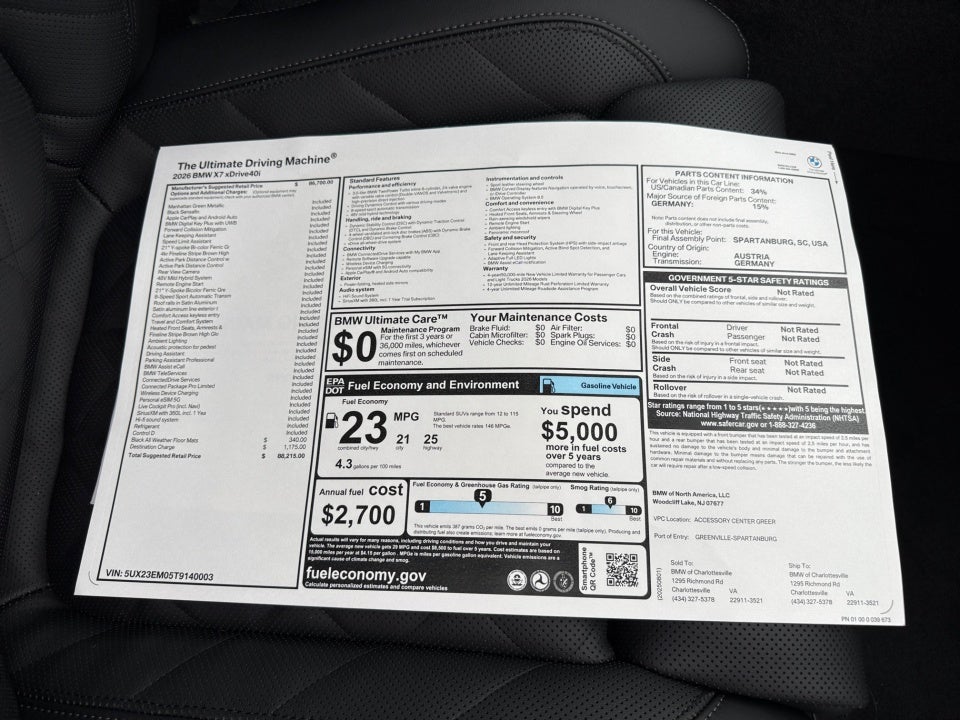 2026 BMW X7 xDrive40i