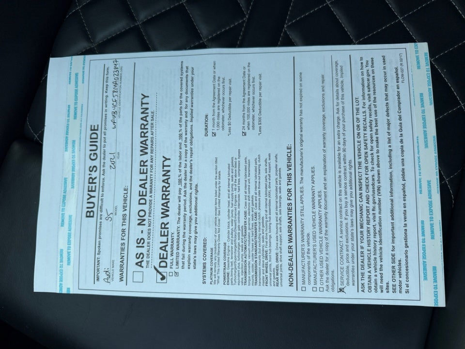 2021 Audi S5 Sportback Prestige