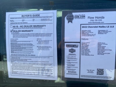2022 Chevrolet Malibu FWD LS