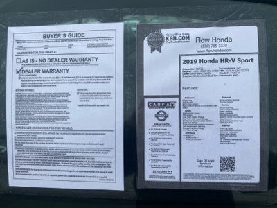 2019 Honda HR-V Sport