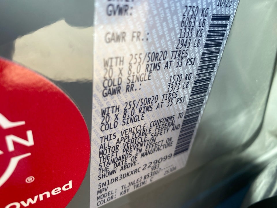 2024 Nissan Pathfinder Platinum 4WD