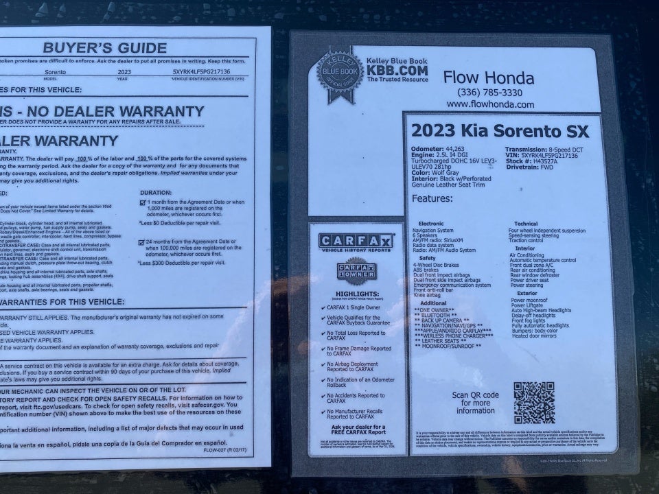 2023 Kia Sorento SX