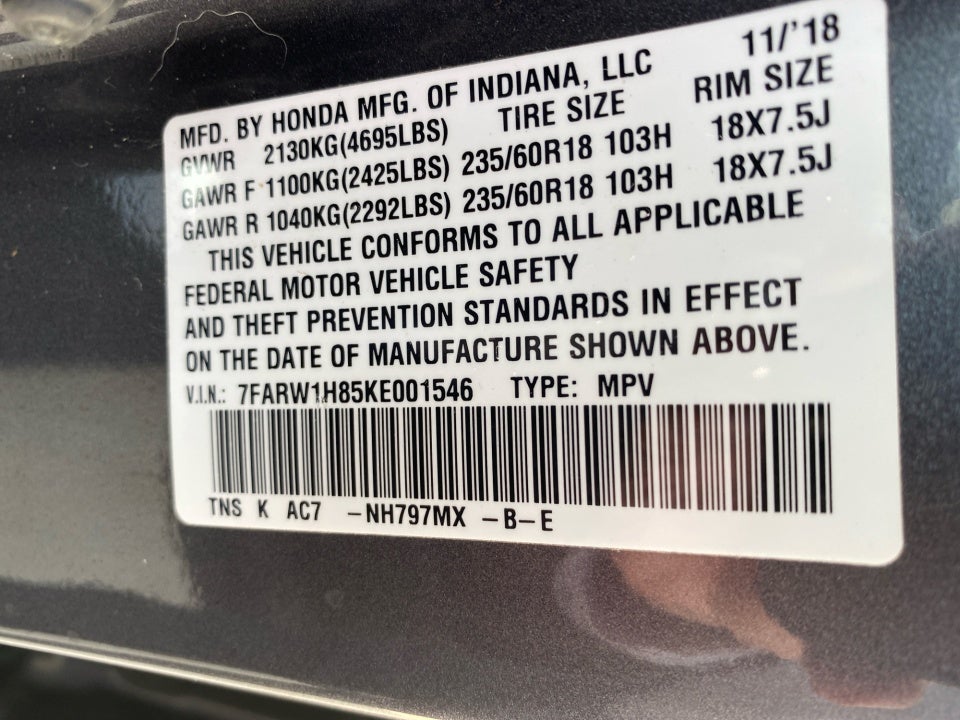 2019 Honda CR-V EX-L