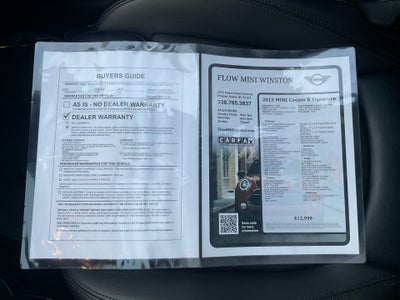 2019 MINI Hardtop 2 Door Cooper S