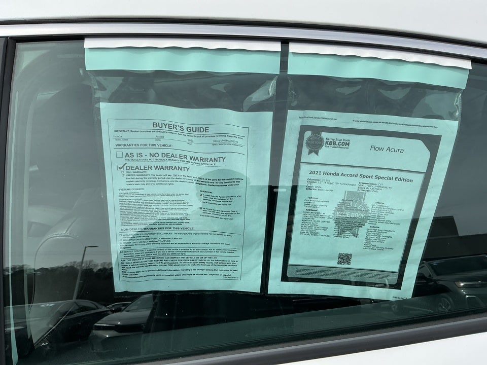 2021 Honda Accord Sport Special Edition