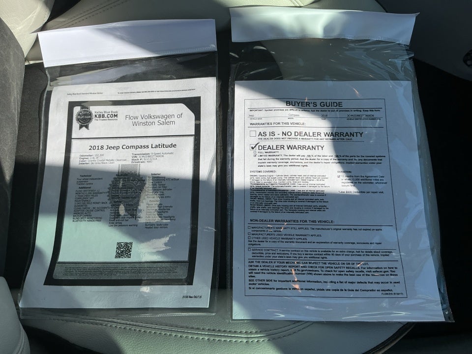 2018 Jeep Compass Latitude 4x4