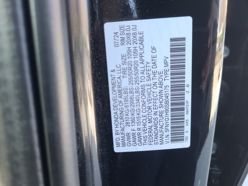 2025 Honda Pilot Black Edition