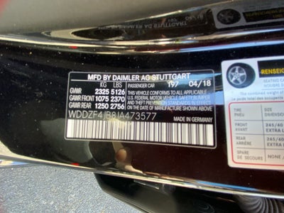 2018 Mercedes-Benz E 300 E 300