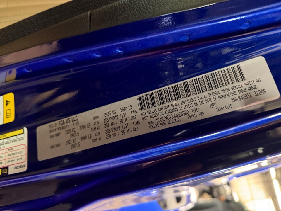 2018 Jeep Wrangler Unlimited Sahara 4x4