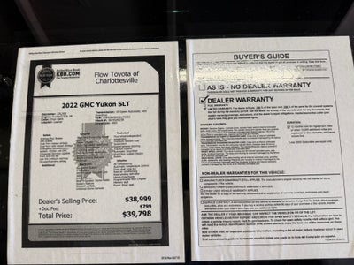 2022 GMC Yukon 4WD SLT