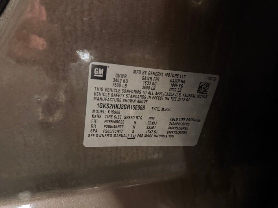 2016 GMC Yukon XL Denali