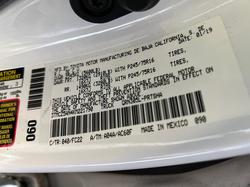 2019 Toyota Tacoma SR5 V6