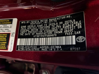 2015 Toyota Camry LE