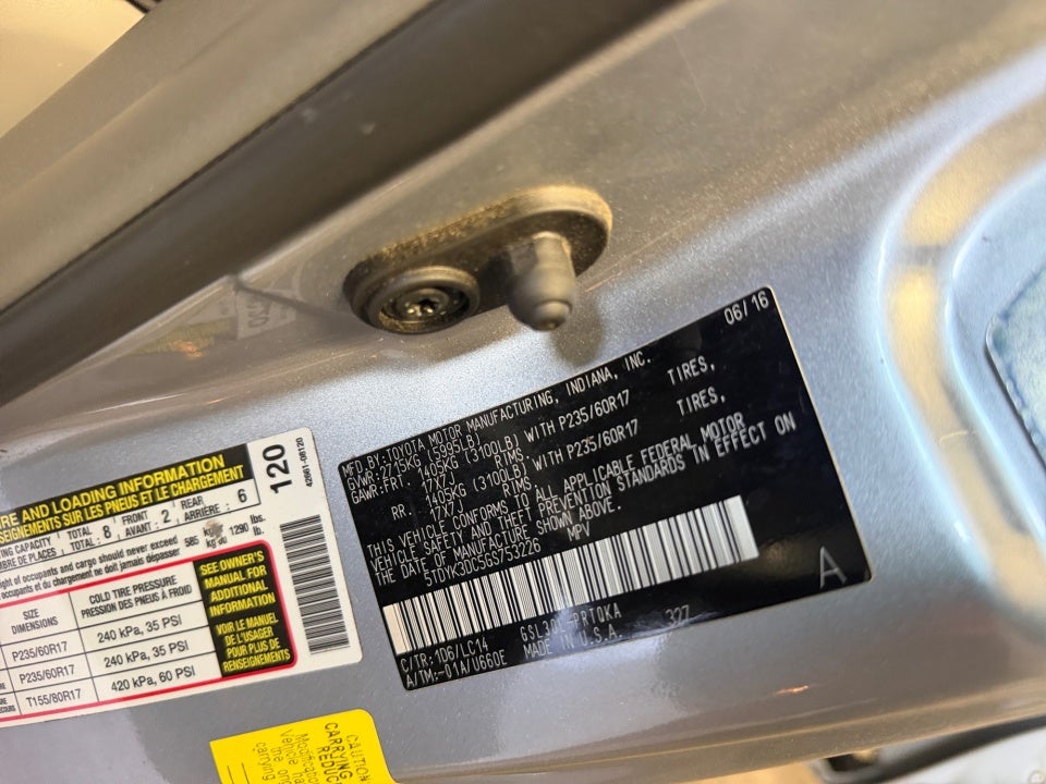 2016 Toyota Sienna XLE Premium
