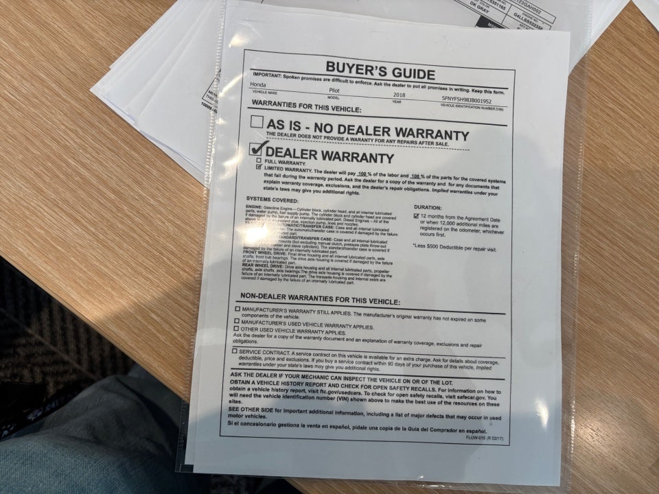 2018 Honda Pilot Touring