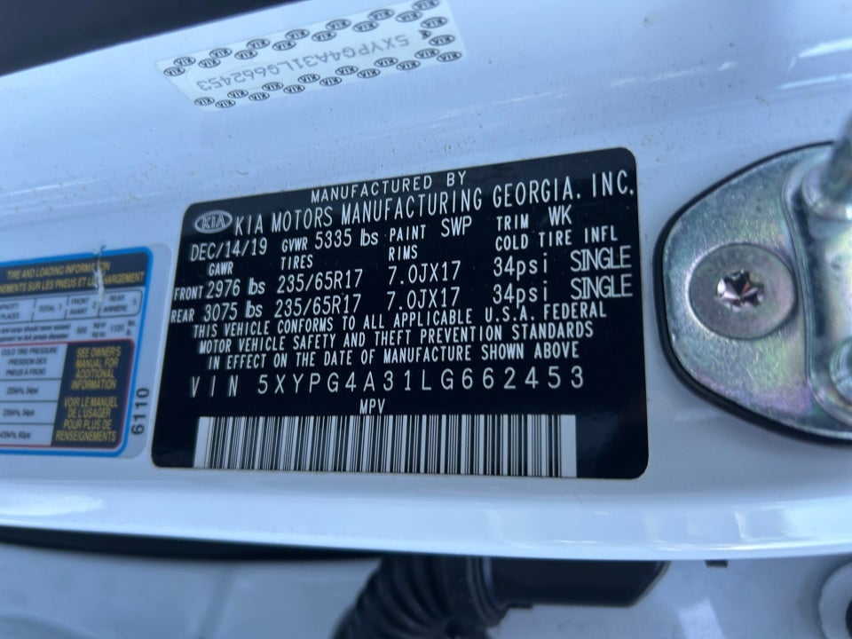 2020 Kia Sorento LX