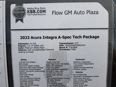 2023 Acura Integra A-SPEC Technology