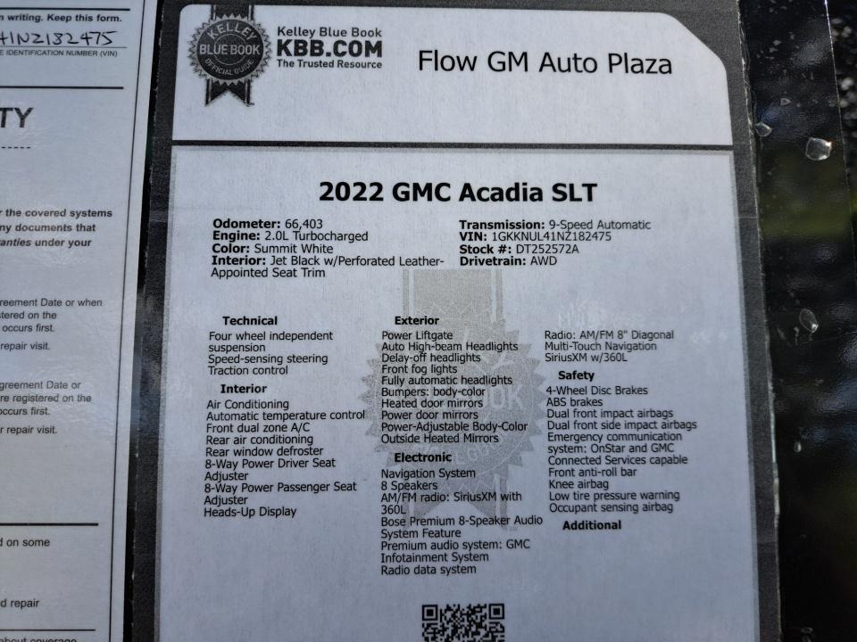 2022 GMC Acadia SLT