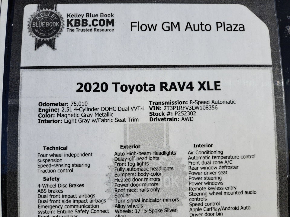 2020 Toyota RAV4 XLE