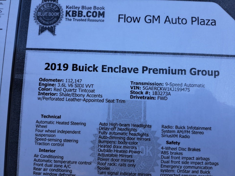 2019 Buick Enclave FWD Premium