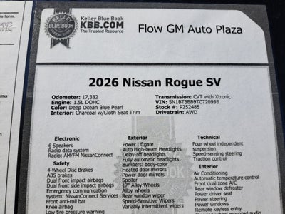 2026 Nissan Rogue SV