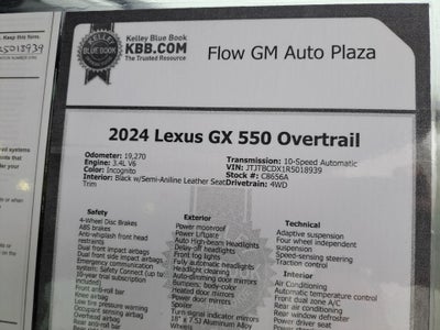 2024 Lexus GX 550 Overtrail