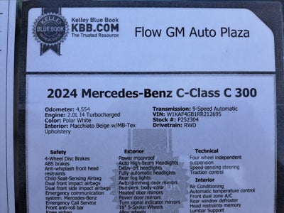 2024 Mercedes-Benz C 300 C 300