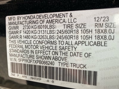 2023 Honda Ridgeline RTL-E