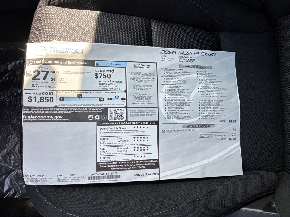 2026 Mazda Mazda CX-30 2.5 S