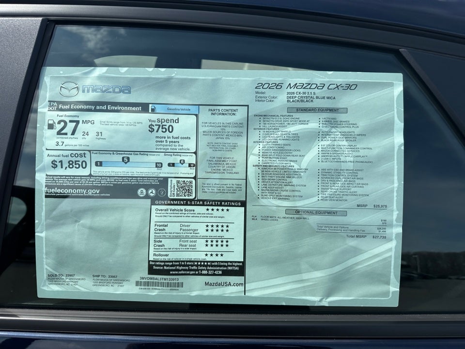 2026 Mazda Mazda CX-30 2.5 S