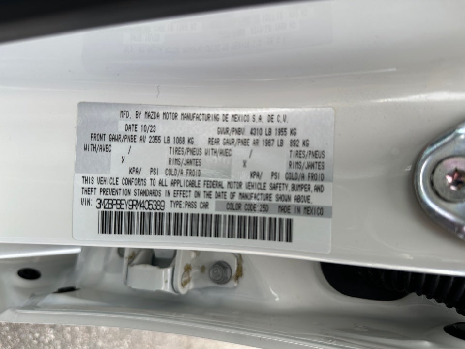 2024 Mazda Mazda3 Sedan 2.5 Turbo Premium Plus