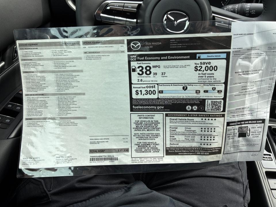2026 Mazda Mazda CX-50 Hybrid Preferred AWD