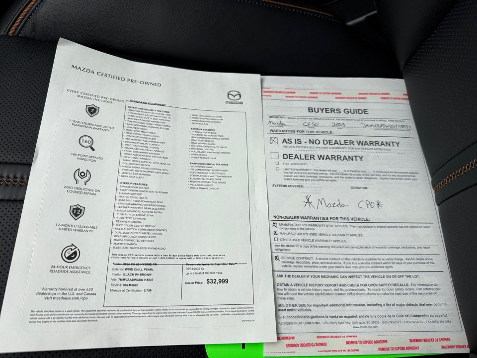 2025 Mazda Mazda CX-50 Hybrid Premium Package