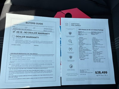 2025 Mazda Mazda CX-50 2.5 S Select Package