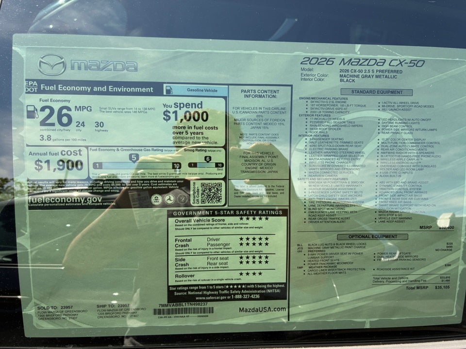 2026 Mazda Mazda CX-50 2.5 S Preferred