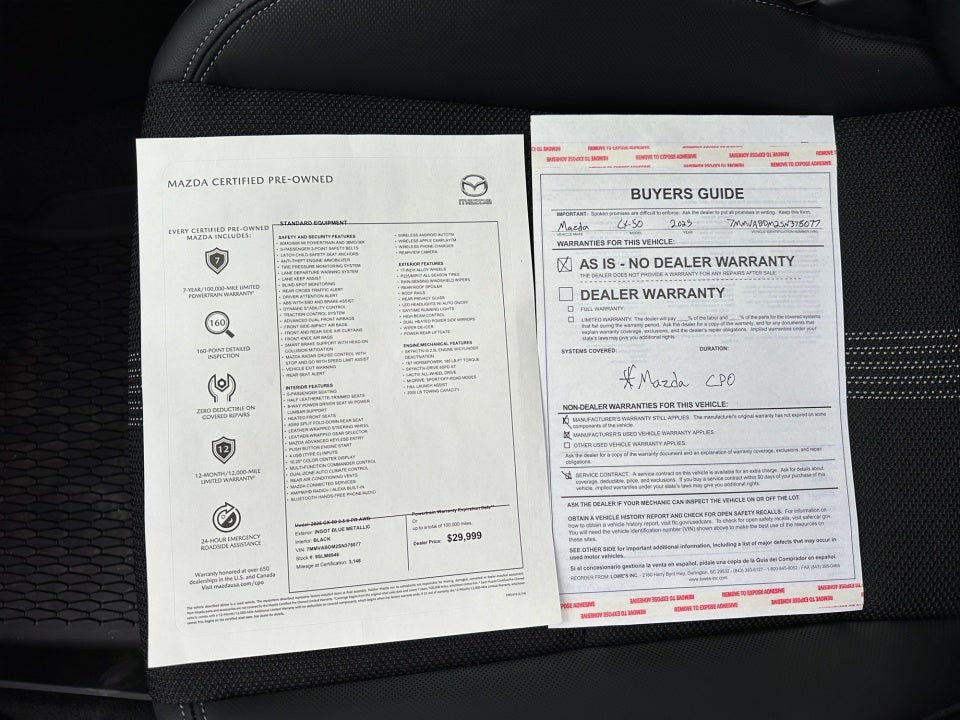 2025 Mazda Mazda CX-50 2.5 S Premium Package