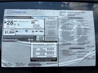 2025 Mazda Mazda CX-50 2.5 S Premium Package