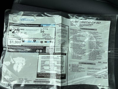 2025 Mazda Mazda CX-50 2.5 S Premium Package