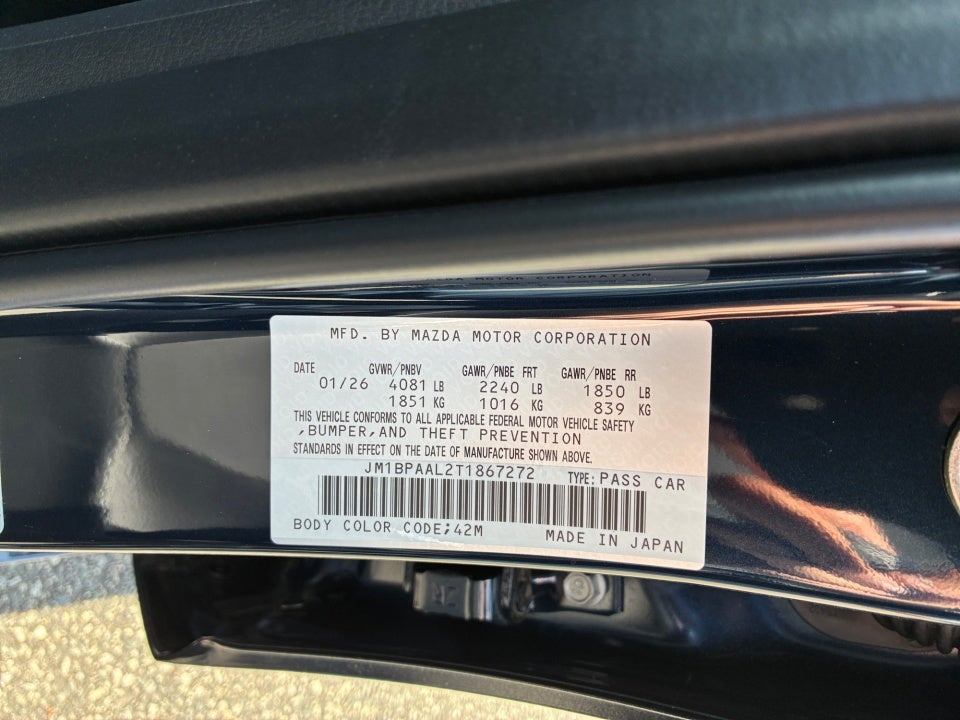 2026 Mazda Mazda3 Sedan 2.5 S
