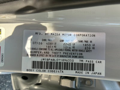 2026 Mazda Mazda3 Sedan 2.5 S Select Sport