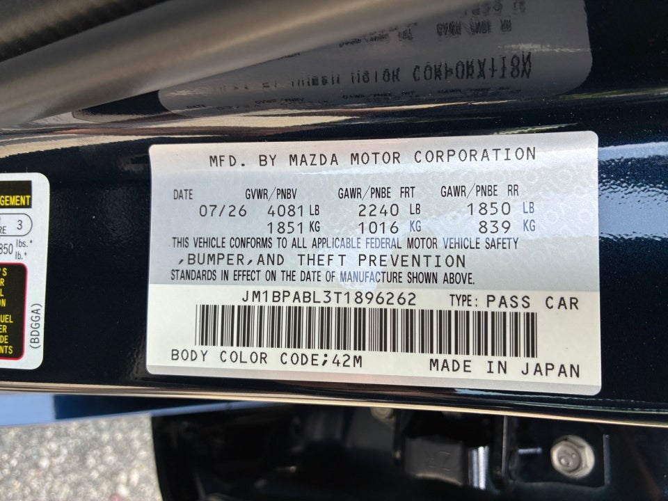 2026 Mazda Mazda3 Sedan 2.5 S Select Sport