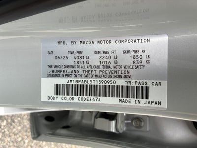 2026 Mazda Mazda3 Sedan 2.5 S Select Sport