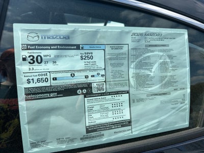 2026 Mazda Mazda3 Sedan 2.5 S Select Sport